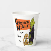 Gobelets En Papier Dr Seuss | Hallowen Grinch Night Graphic (Verso)