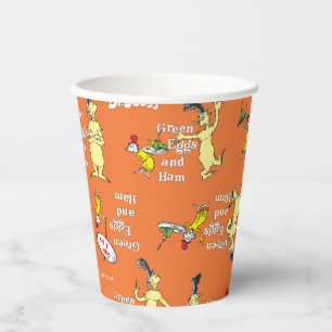 Gobelets En Papier Dr. Seuss Les Œufs verts au jambon Motif de person