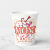 Gobelets En Papier Dr Seuss | Une Mère Est Fidèle 100% (Recto)