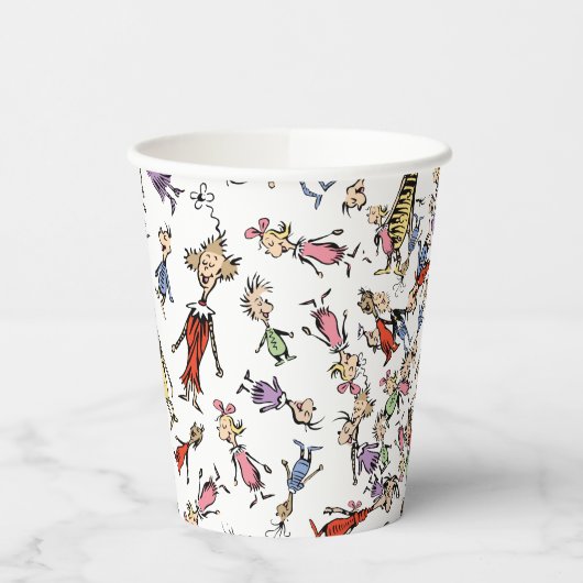 Gobelets En Papier Dr. Seuss Whoville Characters Festive Pattern (Gauche)