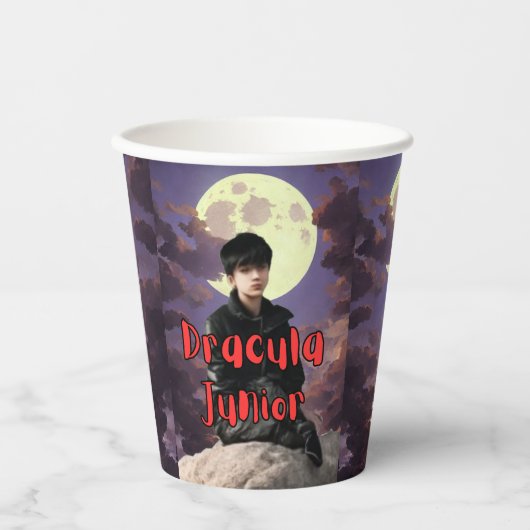 Gobelets En Papier Dracula Junior - (Recto)