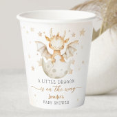 Gobelets En Papier Dragon Baby shower Cute Boho