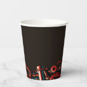 Gobelets En Papier Dragon chinois de Nouvel An Steampunk (Verso)