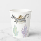 Gobelets En Papier dragon et cristal (Verso)