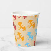 Gobelets En Papier Dragon Slayer Knight Boy fête d'anniversaire (Verso)