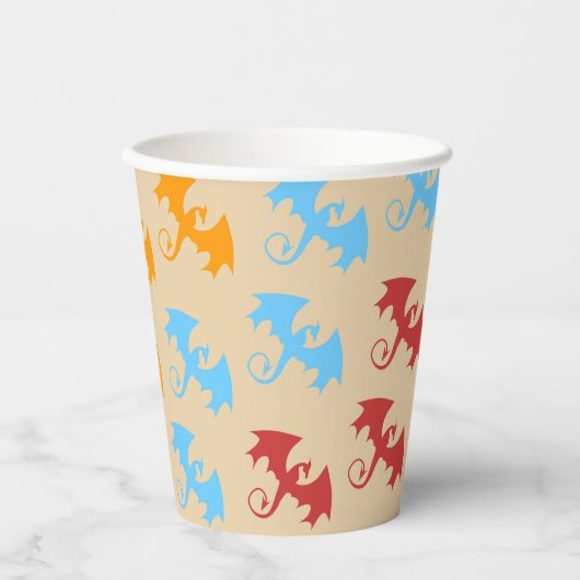 Gobelets En Papier Dragon Slayer Knight Boy fête d'anniversaire (Recto)