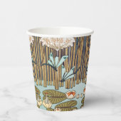 Gobelets En Papier Dragonflies Water Lilies Marais Art Nouveau (Gauche)