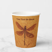 Gobelets En Papier Dragonfly fossile (Recto)