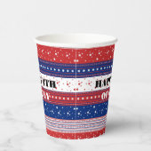 Gobelets En Papier Drapeau Abstrait américain 2 (Droite)