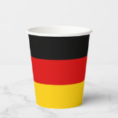 Gobelets En Papier Drapeau allemand (Verso)