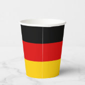 Gobelets En Papier Drapeau allemand (Droite)