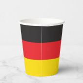Gobelets En Papier Drapeau allemand (Droite)