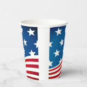 Gobelets En Papier Drapeau américain (Droite)
