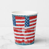 Gobelets En Papier Drapeau américain (Droite)