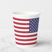 Gobelets En Papier Drapeau Américain, Drapeau des États-Unis (Droite)