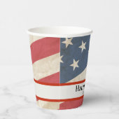 Gobelets En Papier Drapeau américain Parti de graduation patriotique  (Droite)