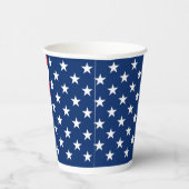 Gobelets En Papier Drapeau américain Rouge Blanc Bleu Patriotique (Droite)