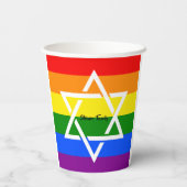 Gobelets En Papier Drapeau arc-en-ciel de David Gay (Verso)