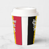 Gobelets En Papier Drapeau belge allemand Belgischer (Droite)