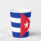 Gobelets En Papier Drapeau Cuba (Droite)
