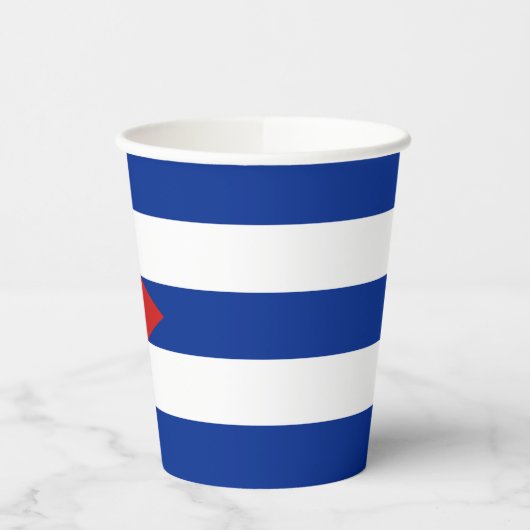Gobelets En Papier Drapeau Cuba (Gauche)