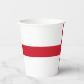 Gobelets En Papier Drapeau d'Angleterre (Recto)