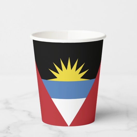 Gobelets En Papier Drapeau d'Antigua-et-Barbuda (Gauche)