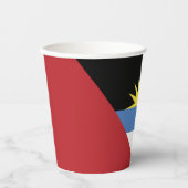 Gobelets En Papier Drapeau d'Antigua-et-Barbuda (Recto)