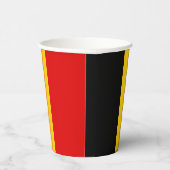 Gobelets En Papier Drapeau de Belgique (Droite)