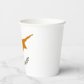 Gobelets En Papier Drapeau de Chypre (Verso)