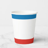 Gobelets En Papier Drapeau de Crimée (Verso)