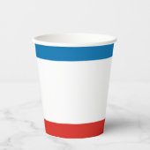 Gobelets En Papier Drapeau de Crimée (Recto)