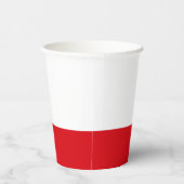 Gobelets En Papier Drapeau de Gibraltar (Droite)