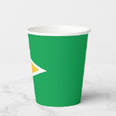 Gobelets En Papier Drapeau de Guyana (Verso)