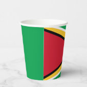 Gobelets En Papier Drapeau de Guyana (Droite)