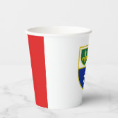 Gobelets En Papier Drapeau de la Fédération de Bosnie (Recto)