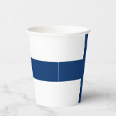 Gobelets En Papier Drapeau de la Finlande (Droite)