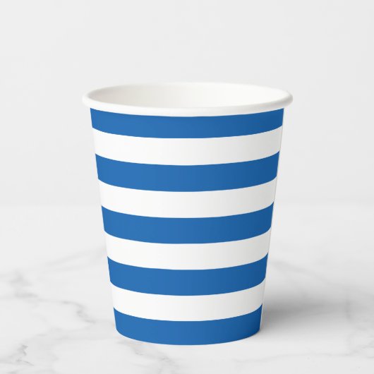 Gobelets En Papier Drapeau de la Grèce (Verso)