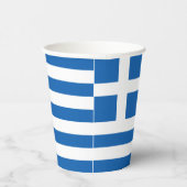 Gobelets En Papier Drapeau de la Grèce (Droite)
