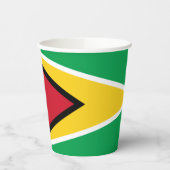 Gobelets En Papier Drapeau de la Guyane (Gauche)