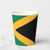 Gobelets En Papier Drapeau de la Jamaïque (Verso)