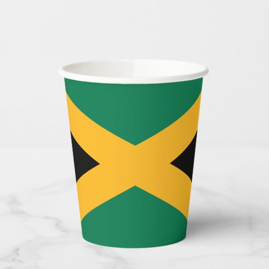 Gobelets En Papier Drapeau de la Jamaïque (Gauche)