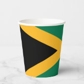 Gobelets En Papier Drapeau de la Jamaïque (Recto)