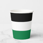 Gobelets En Papier Drapeau de la Jordanie (Verso)