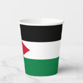 Gobelets En Papier Drapeau de la Jordanie (Gauche)