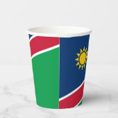 Gobelets En Papier Drapeau de la Namibie (Droite)