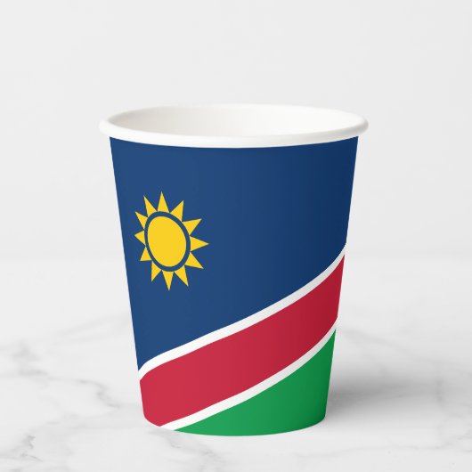 Gobelets En Papier Drapeau de la Namibie (Recto)