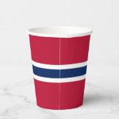 Gobelets En Papier Drapeau de la Norvège (Droite)