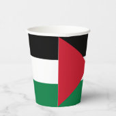 Gobelets En Papier Drapeau de la Palestine (Droite)