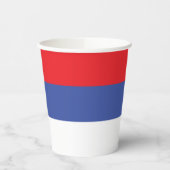 Gobelets En Papier Drapeau de la Republika Srpska (Gauche)